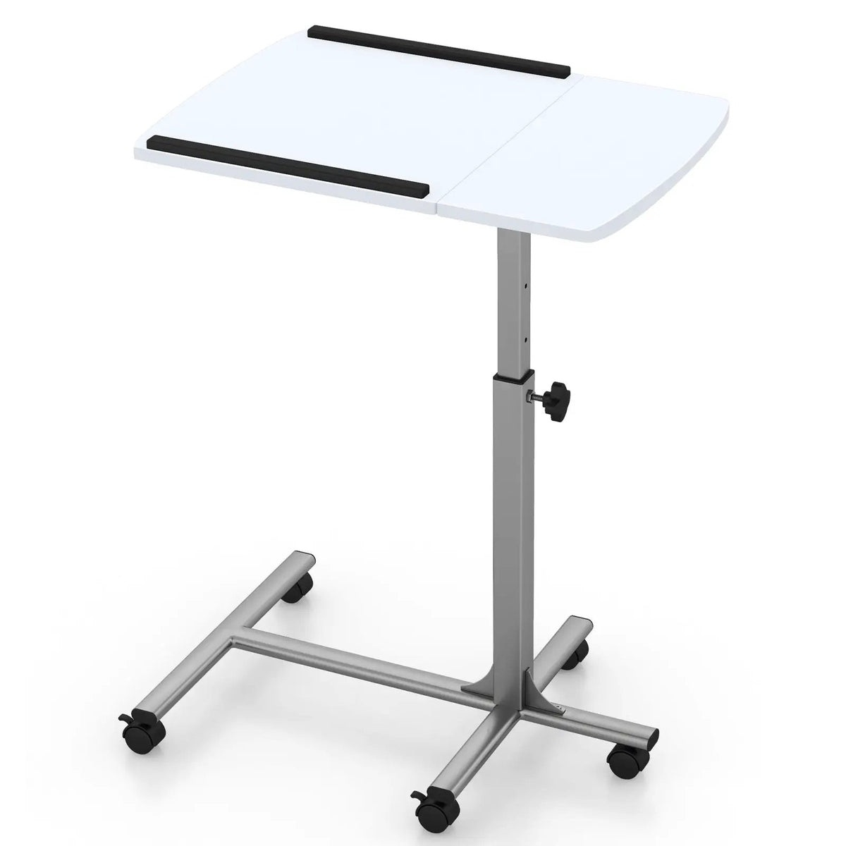 Adjustable Angle Height Rolling Laptop Table, photo 3 of 10