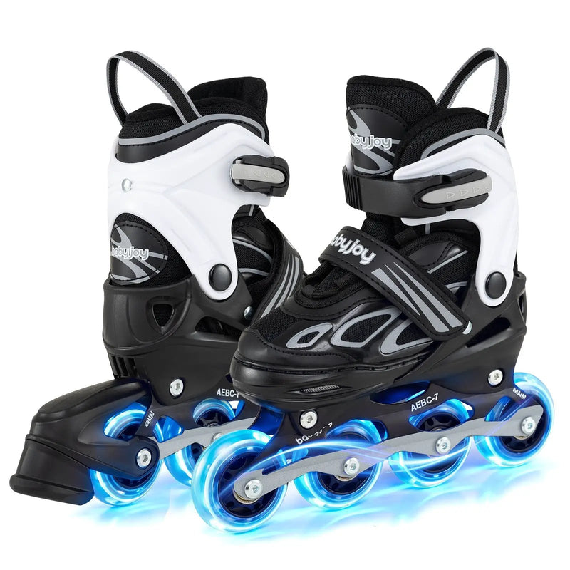 Adjustable Kids' Incline Skates for Boys Girls Ages 5-14 by DirectDeals