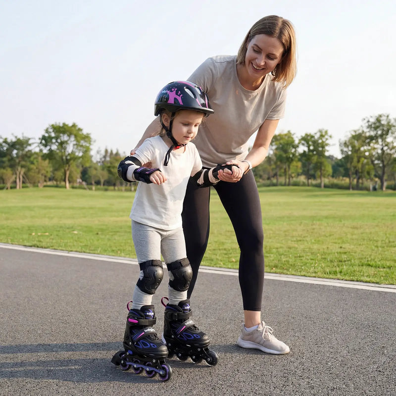 Adjustable Kids' Incline Skates for Boys Girls Ages 5-14 by DirectDeals