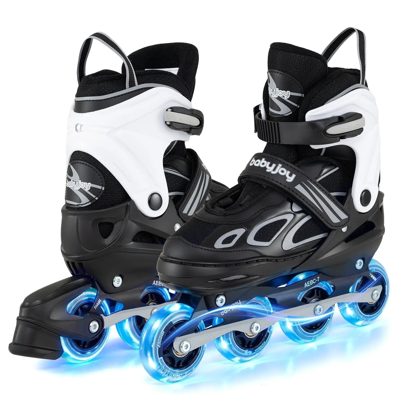 Adjustable Kids' Incline Skates 4 Sizes Adjustable Blade Roller by DirectDeals