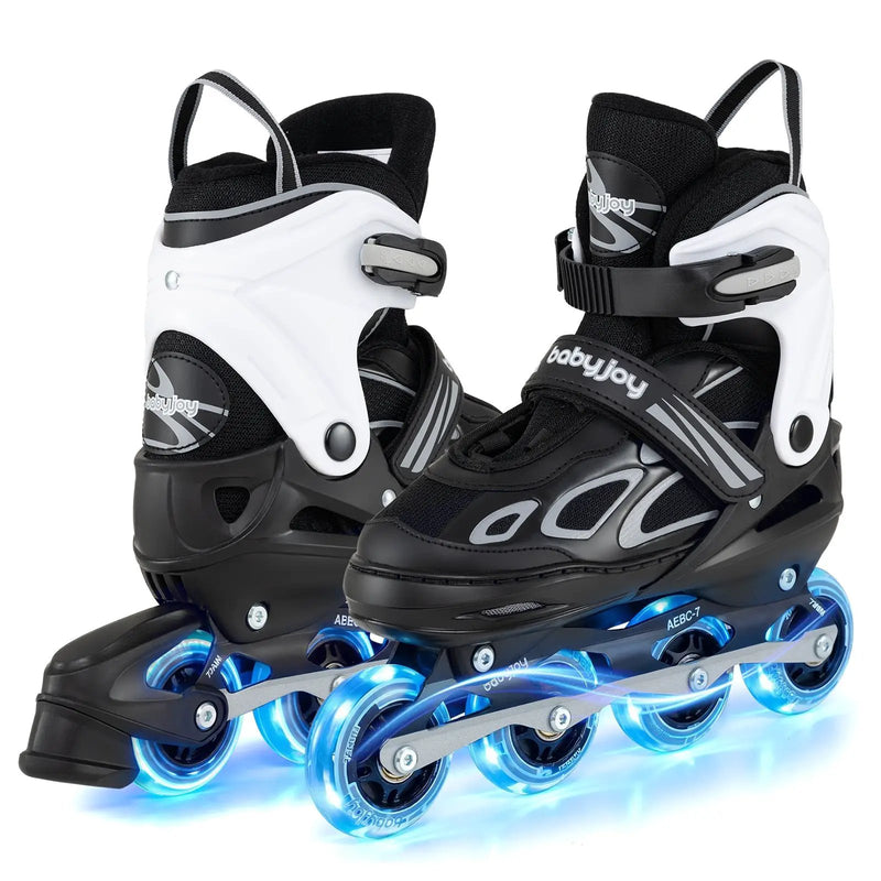 Adjustable Kids' Incline Skates 4 Sizes Adjustable Blade Roller by DirectDeals