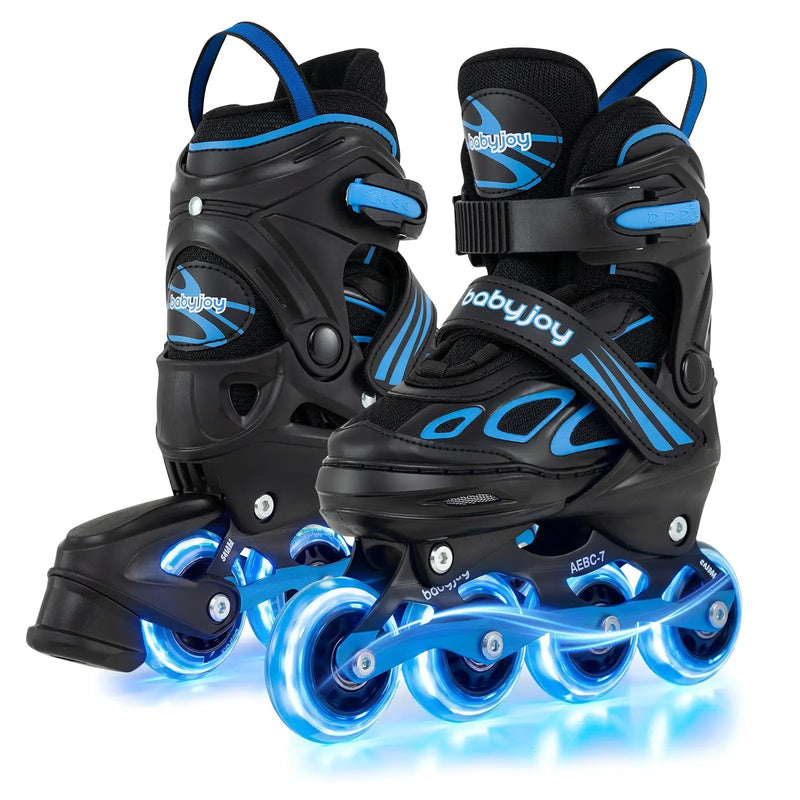 Adjustable Kids' Incline Skates for Boys Girls Ages 5-14 by DirectDeals