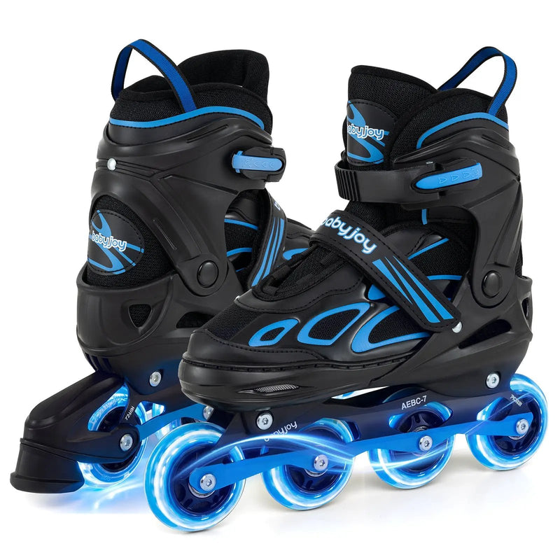 Adjustable Kids' Incline Skates 4 Sizes Adjustable Blade Roller by DirectDeals