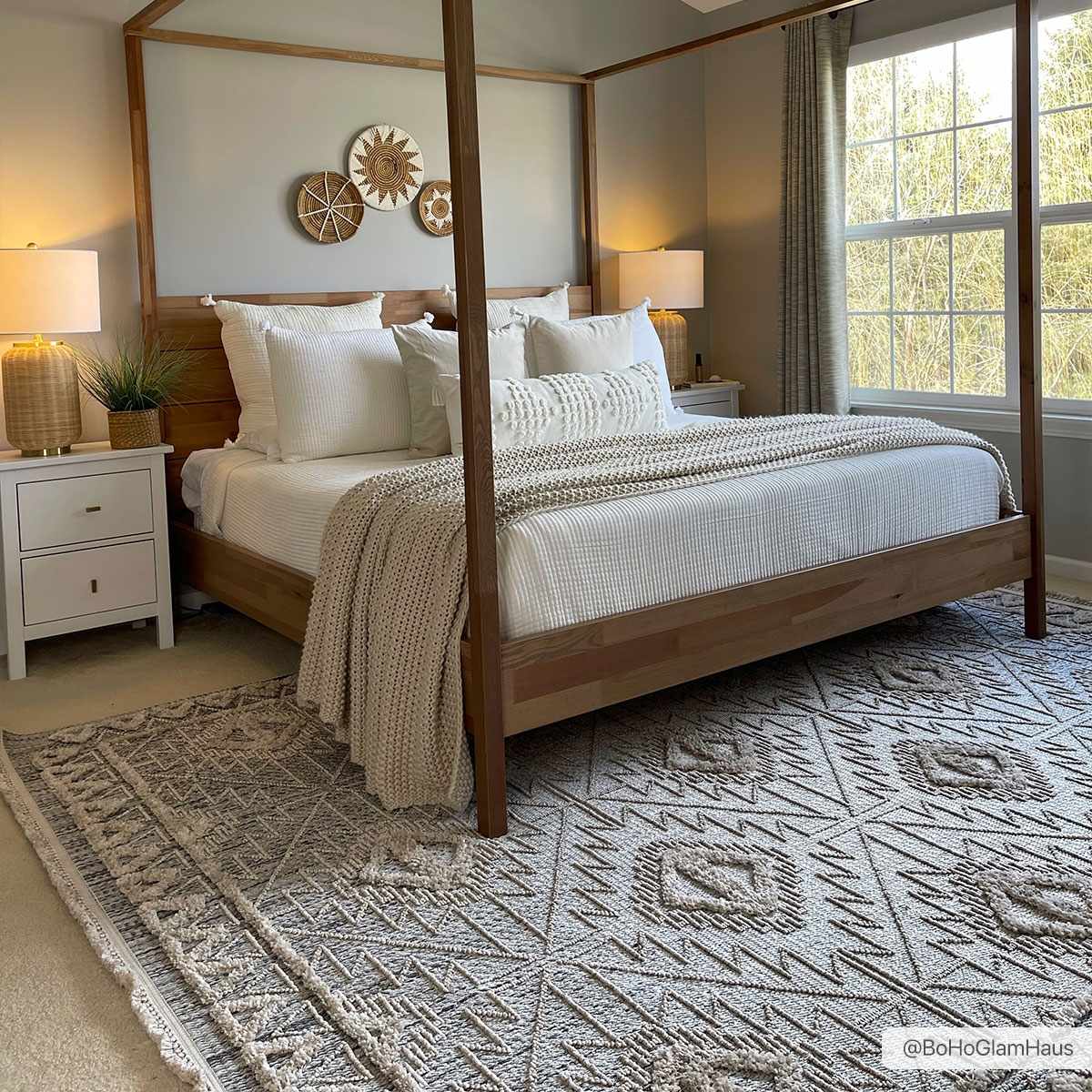 Agoo High-Low Pile Rustic Rug by Boutique Rugs