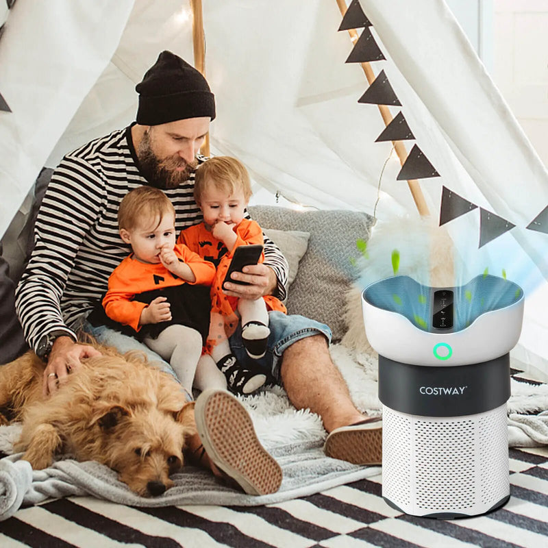 Air Purifier with Sleep Mode for Home Office up to 1300 Sq Ft by DirectDeals