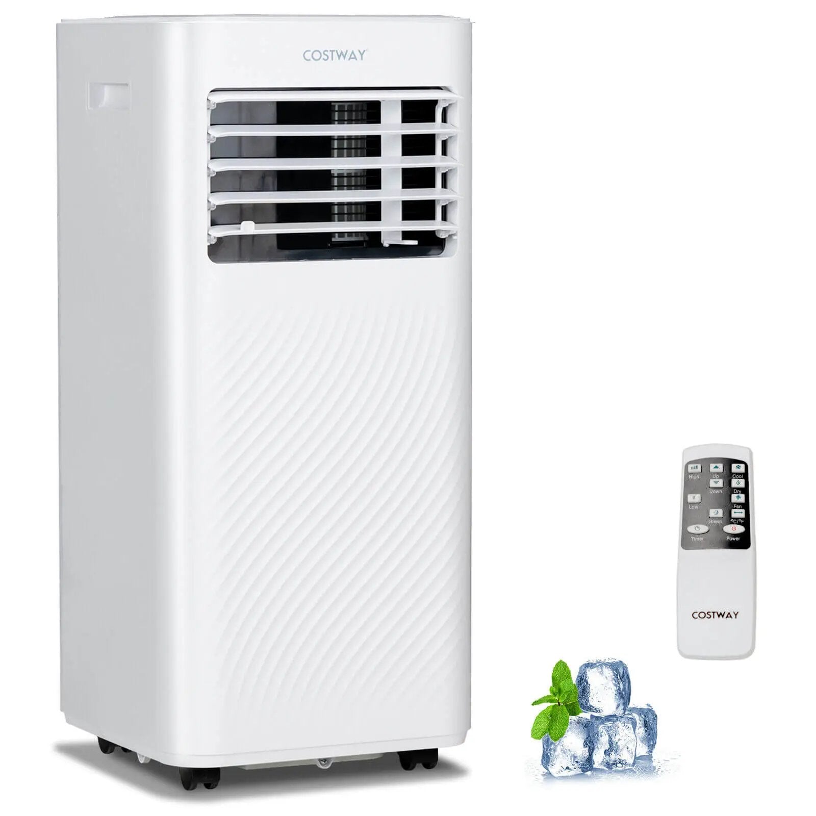 10000 BTU 4-in-1 Portable Air Conditioner with Dehumidifier and Sleep Mode by DirectDeals