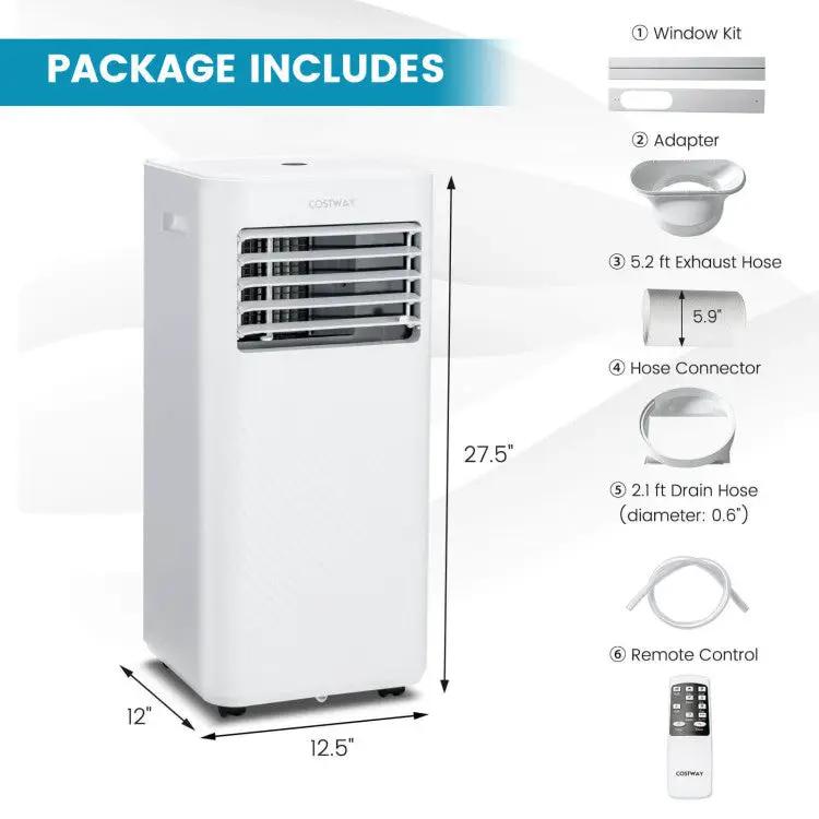 8000 BTU Portable AC w/ Timer by DirectDeals