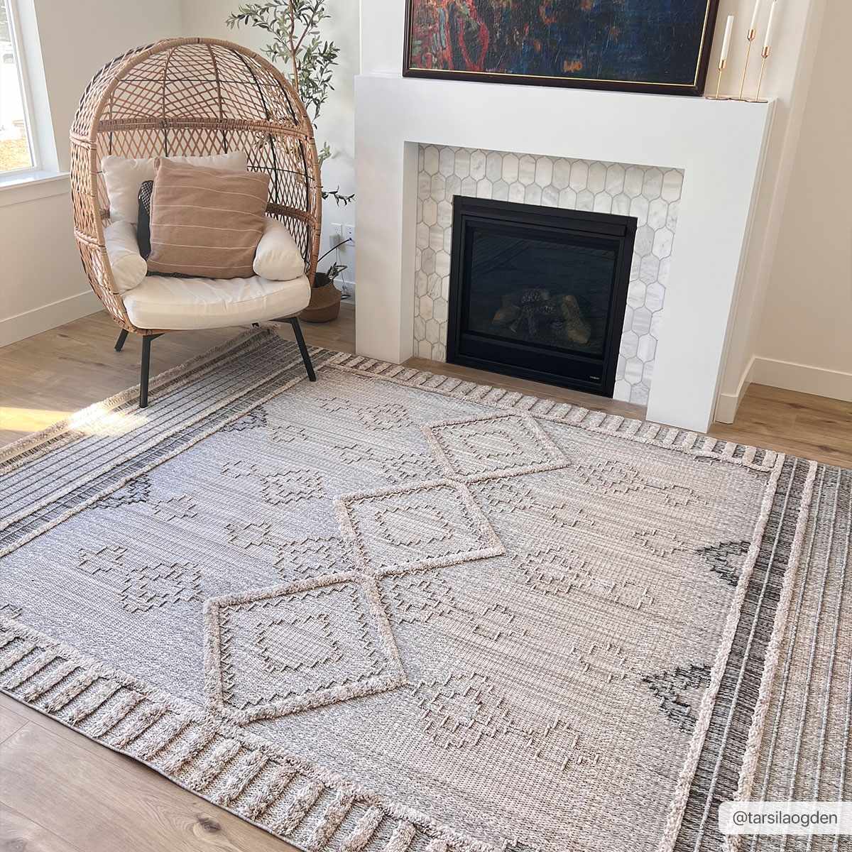Amaga High-Low Rustic Rug by Boutique Rugs