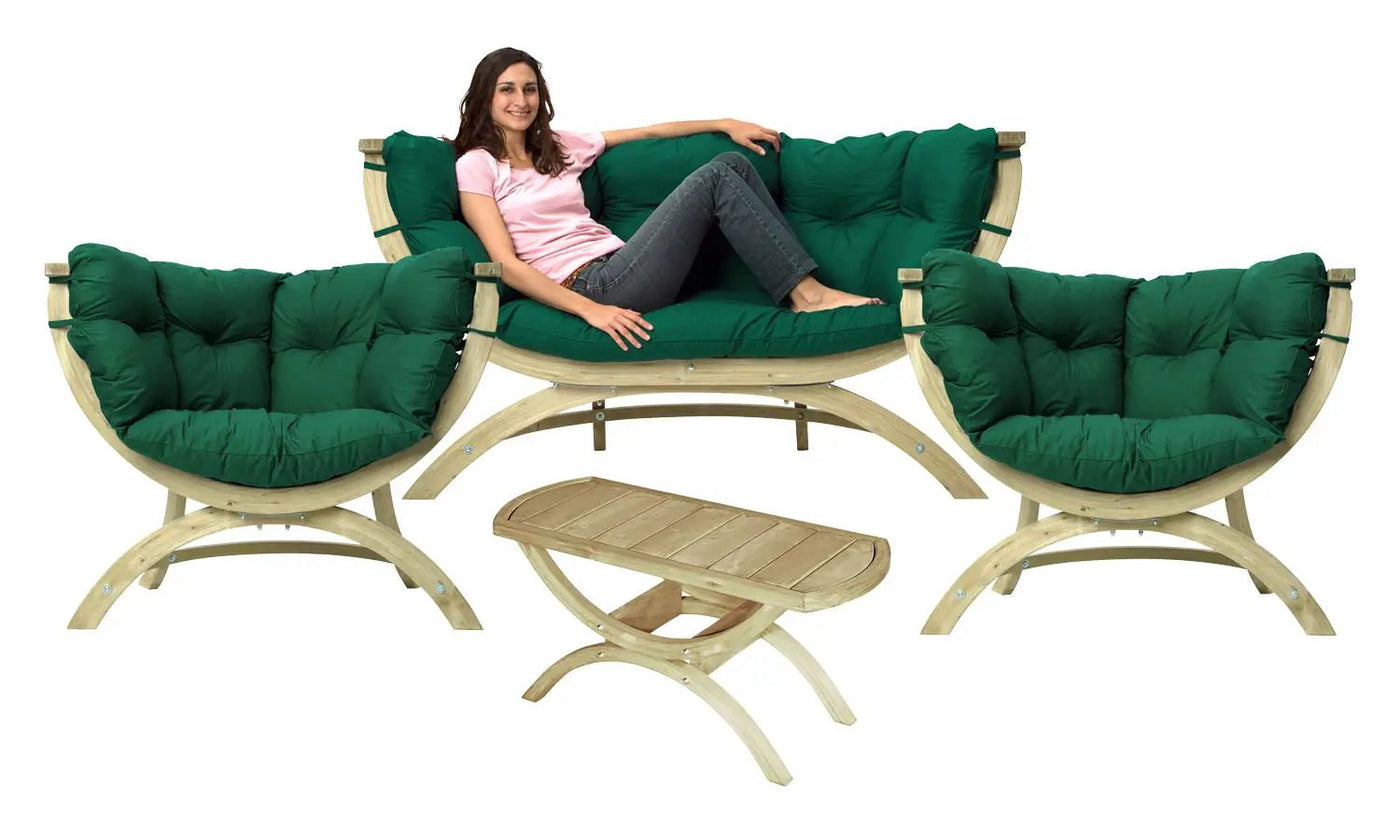 Amazonas Garden Lounge 4 Pcs. Set Siena by Outdoor-USA®