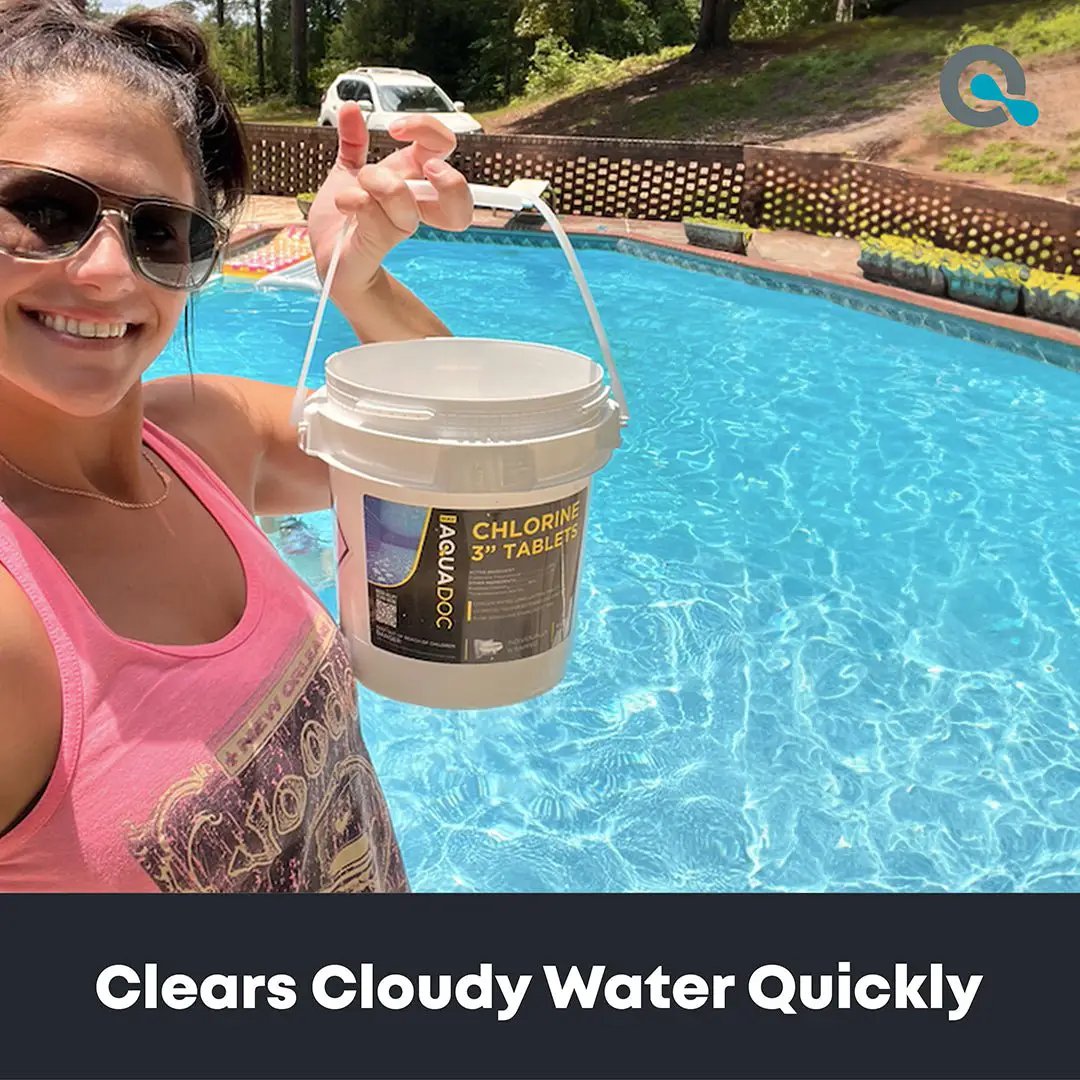 Pool Chlorine Tablets by AquaDoc