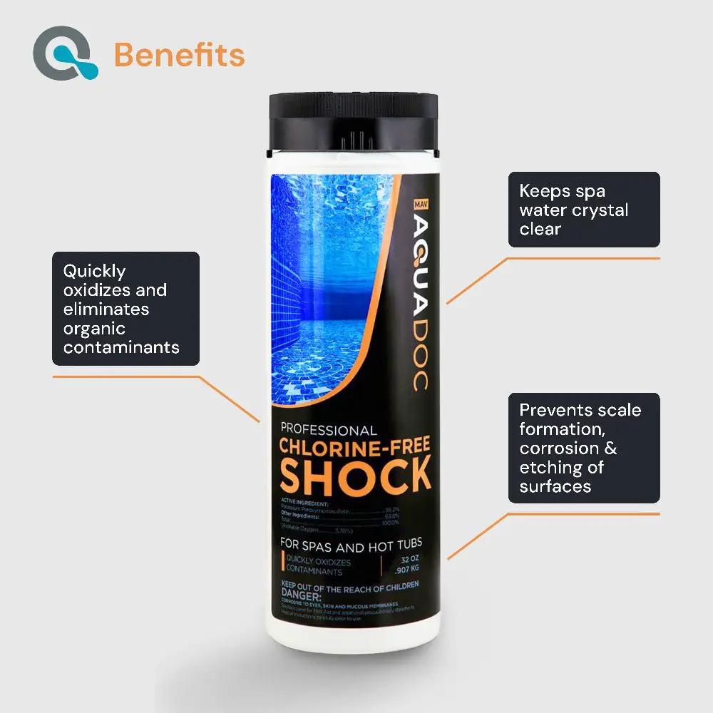 Non-Chlorine Spa Shock for Hot tub by AquaDoc