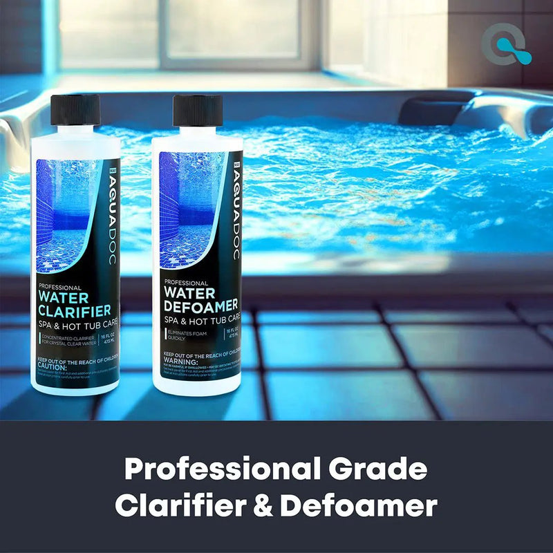 Spa Clarifier & Defoamer Hot Tub Chemical Kit by AquaDoc