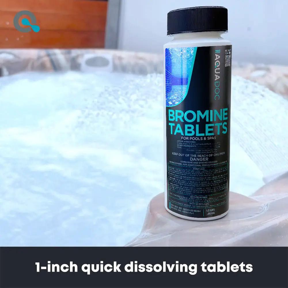 Bromine Tablets for Hot Tub by AquaDoc