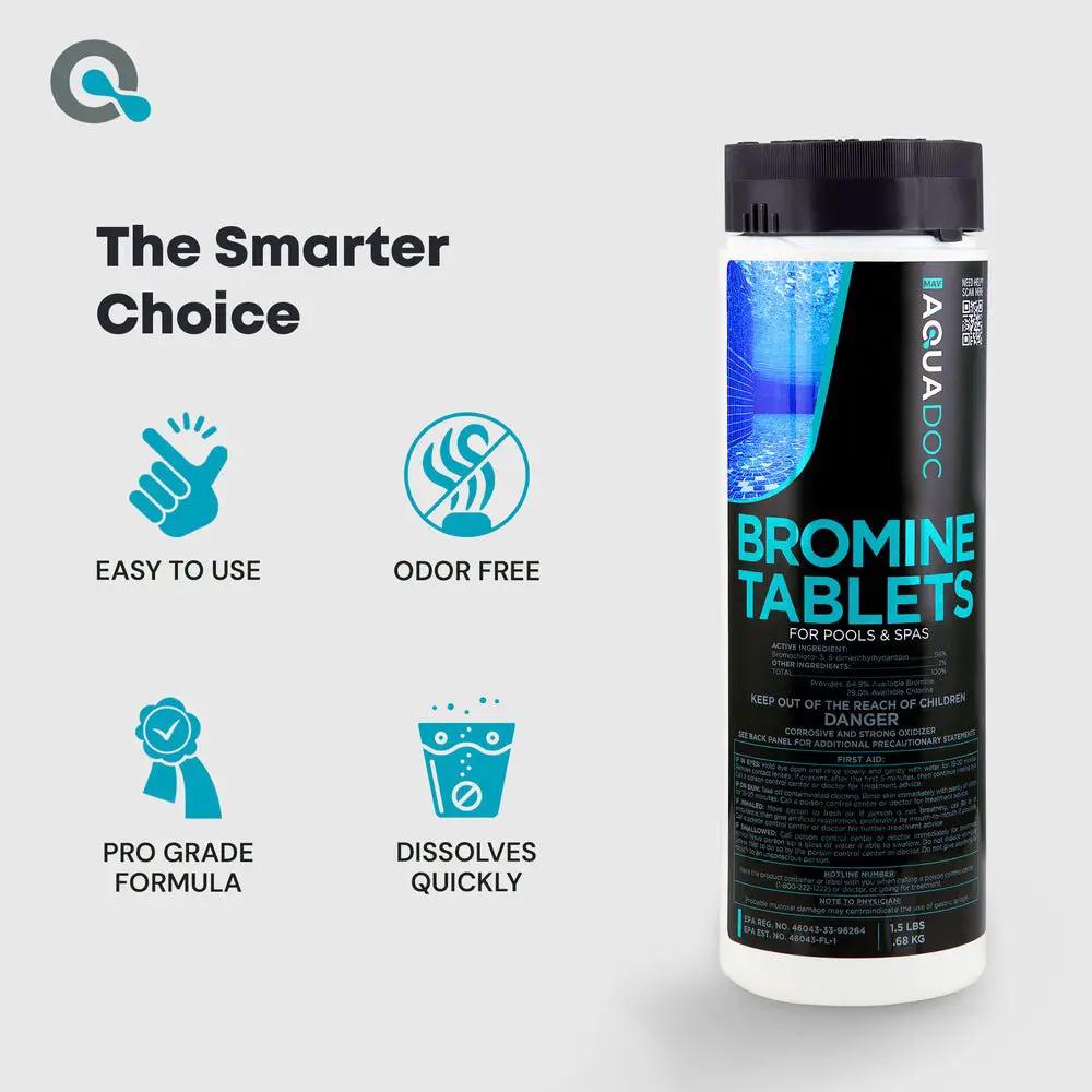 Bromine Tablets for Hot Tub by AquaDoc