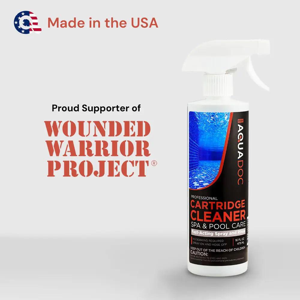 AquaDoc Pool & Spa Cartridge Cleaner Spray – Pool Filter Cleaner by AquaDoc