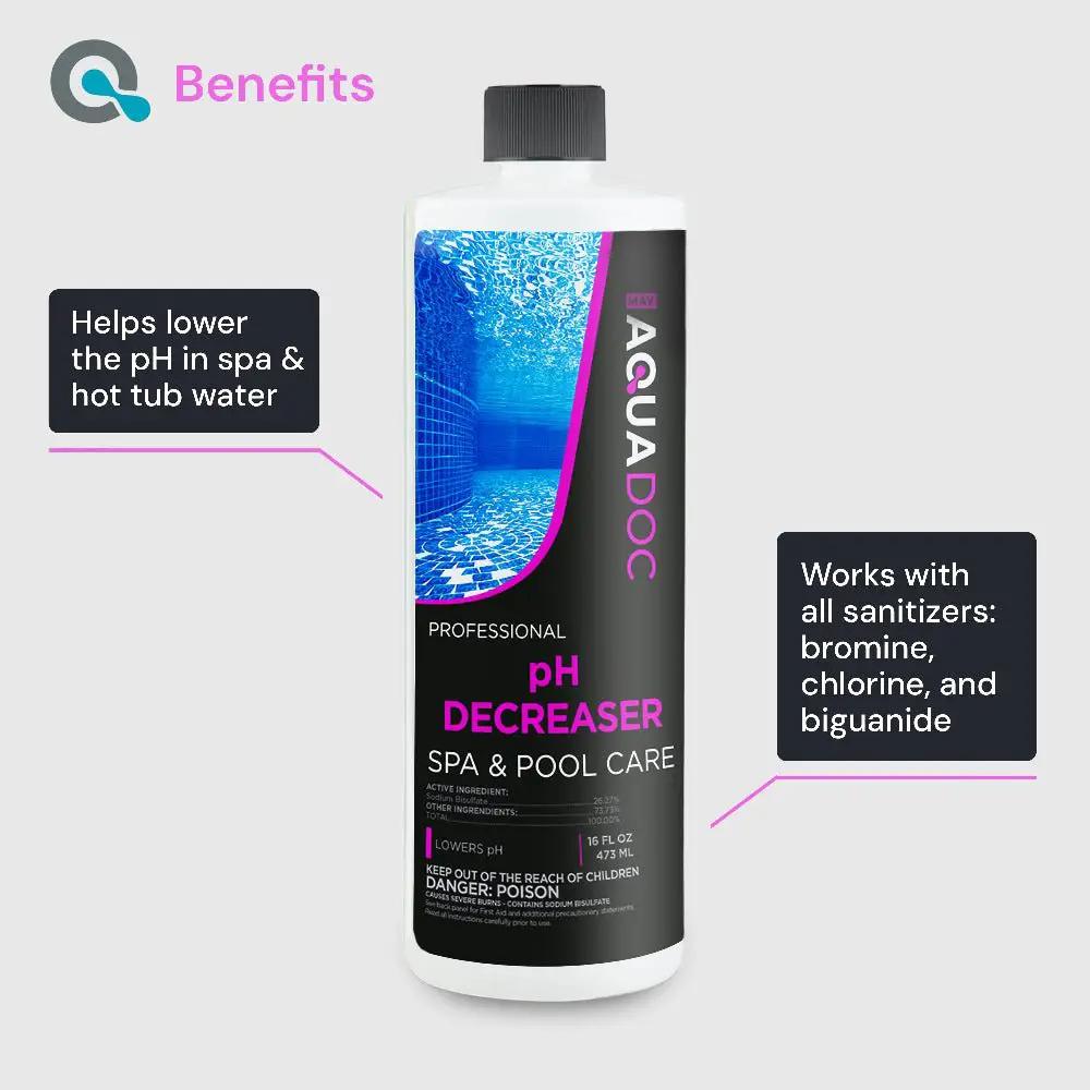 pH Decreaser for Hot Tub by AquaDoc