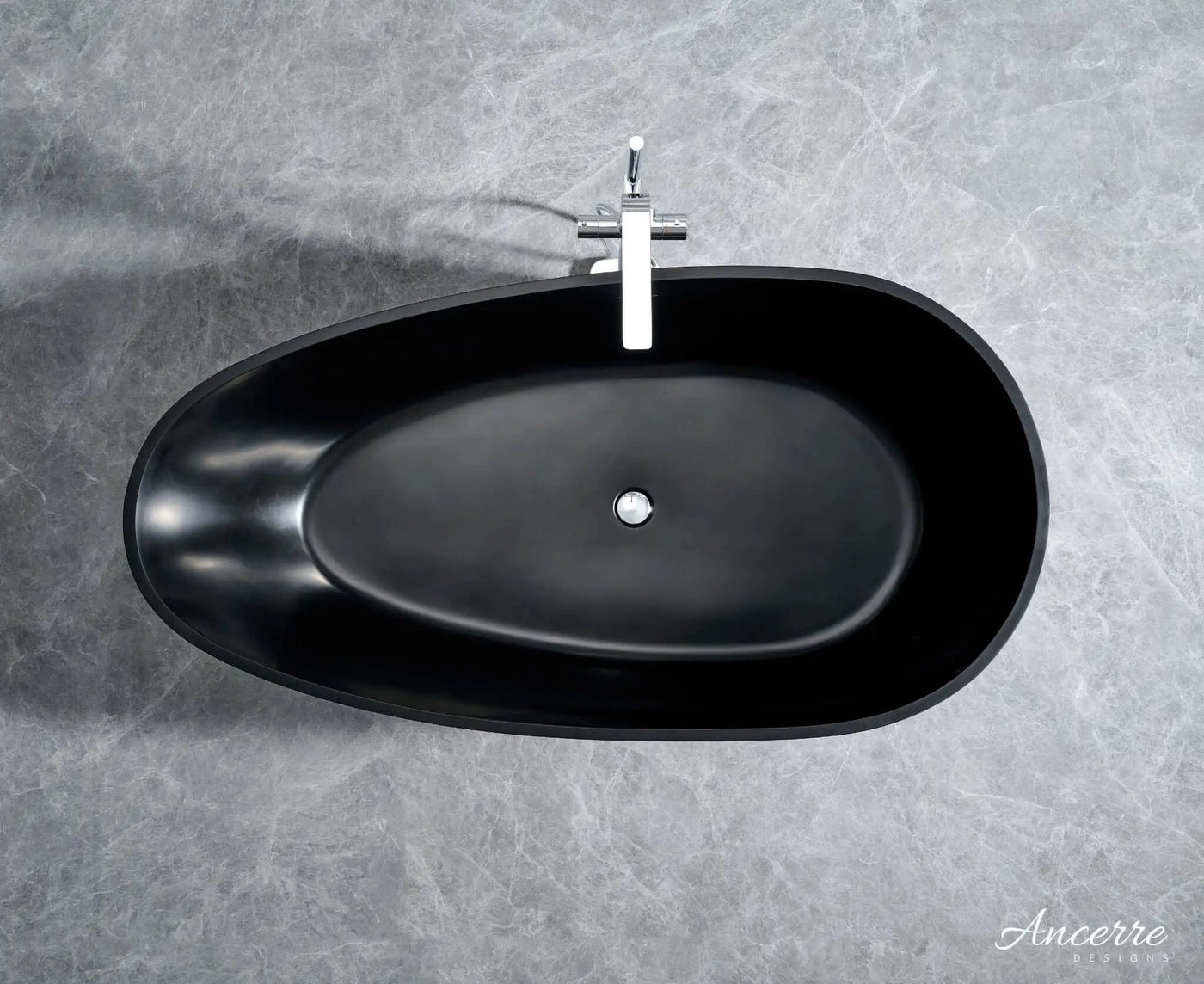 Arden 67” Freestanding Solid Surface Bathtub by Ancerre Designs
