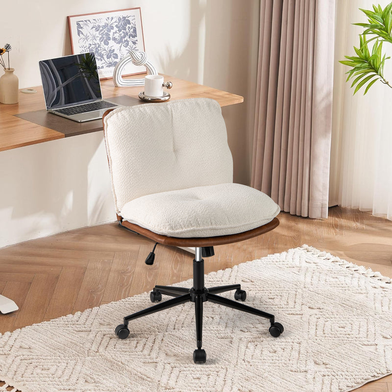 Armless Home Office Chair with Rocking Backrest by DirectDeals