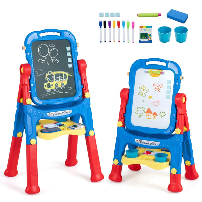 Kids Art Easel with Adjustable Height & 22 Accessories by DirectDeals