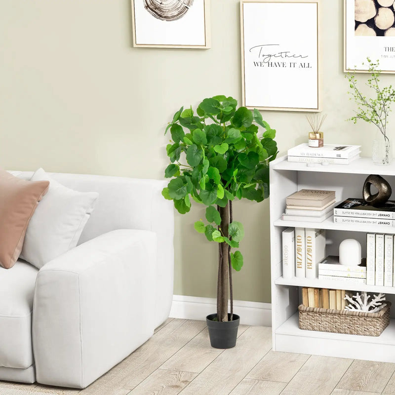 44 Inch Artificial Crabapple Tree with Adjustable Branches for Decor by DirectDeals