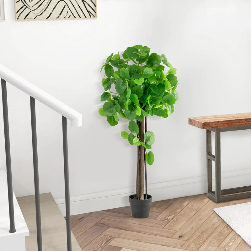 44 Inch Artificial Crabapple Tree with Adjustable Branches for Decor by DirectDeals