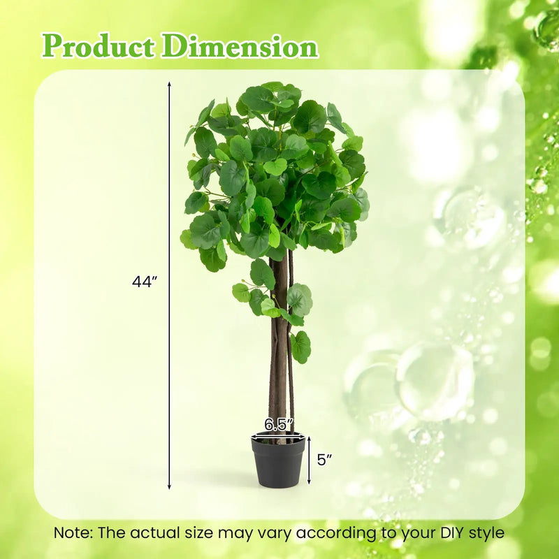 44 Inch Artificial Crabapple Tree with Adjustable Branches for Decor by DirectDeals