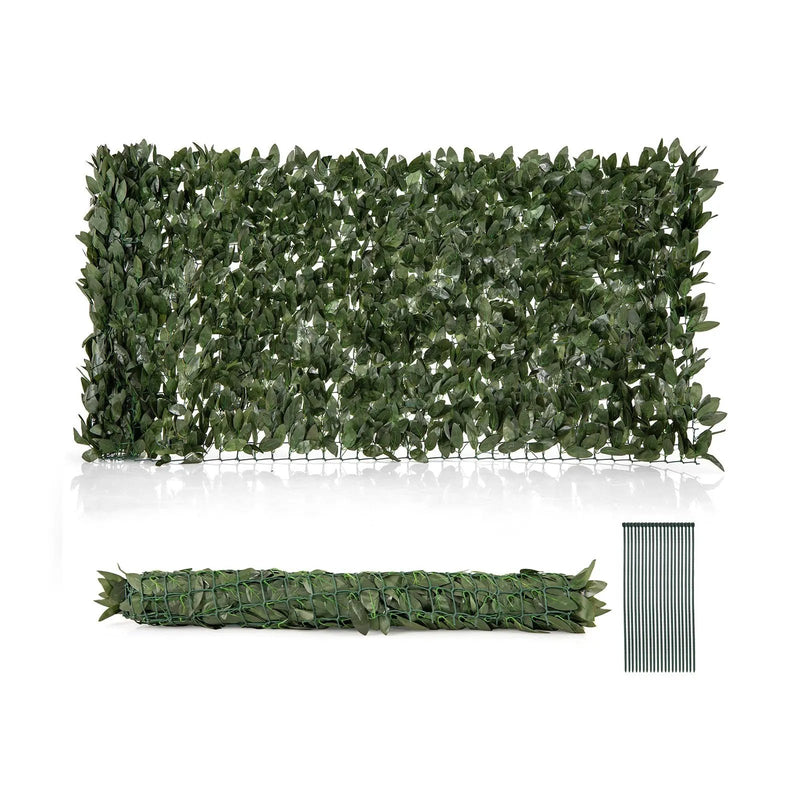 Artificial Lily Leaf Privacy Fence for Garden Yard Balcony Deck by DirectDeals