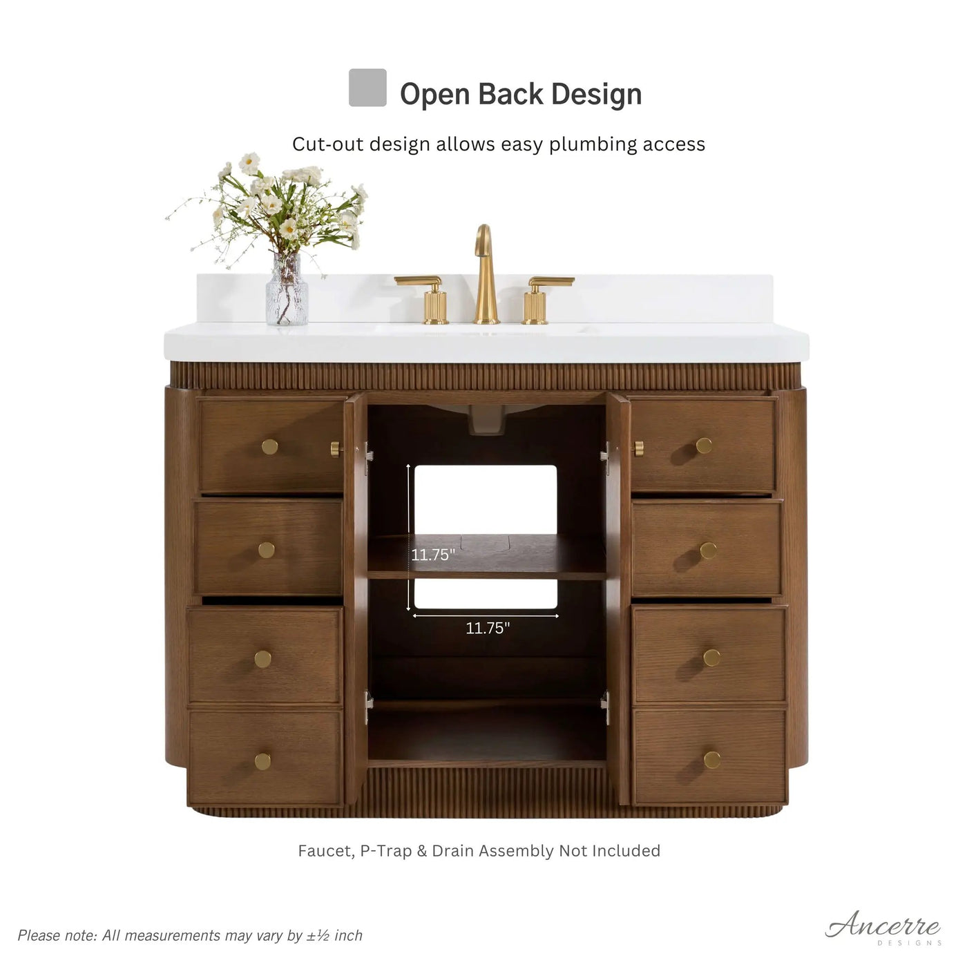 Aston 48" Bath Vanity Set by Ancerre Designs