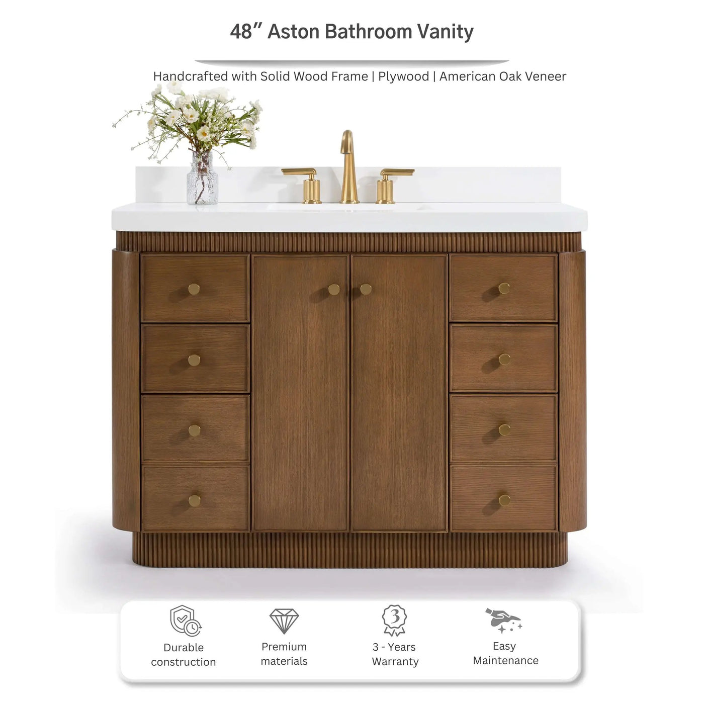 Aston 48" Bath Vanity Set by Ancerre Designs
