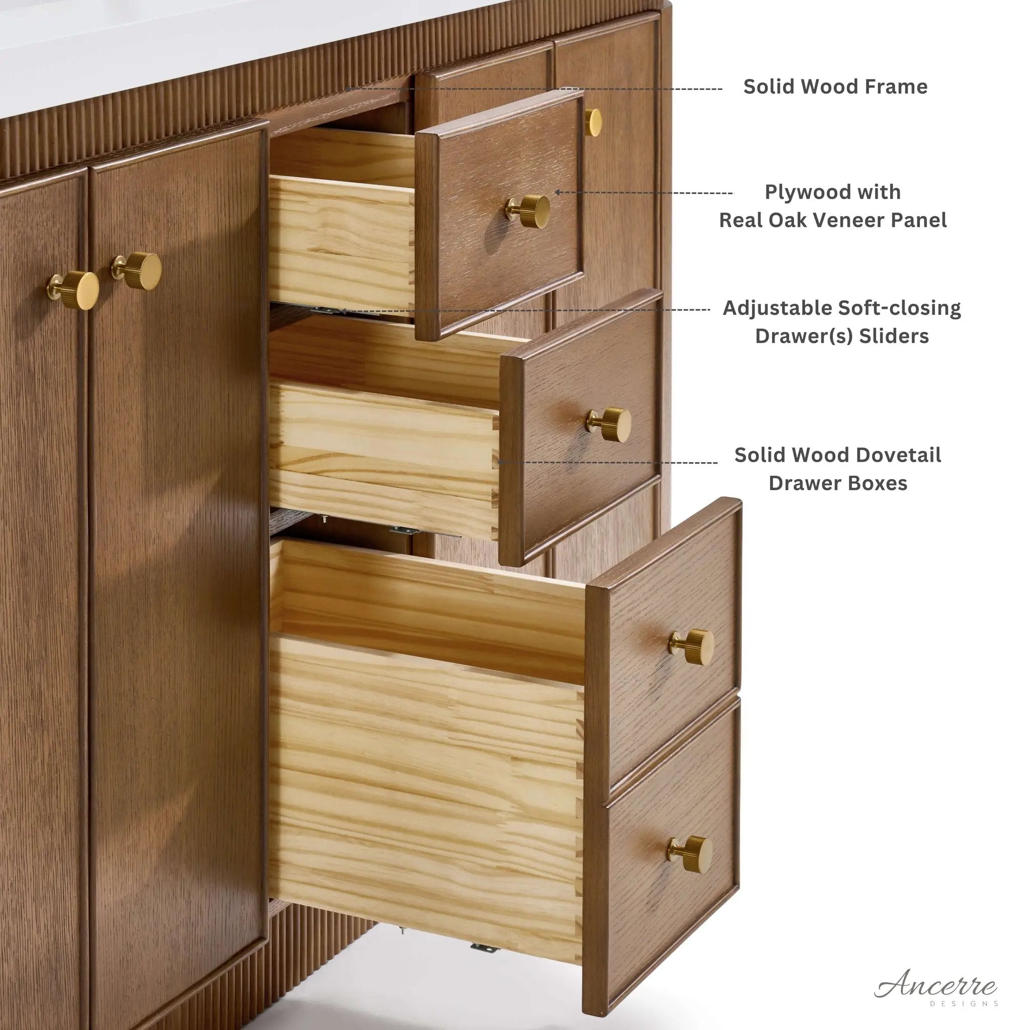 Aston 60" Bath Vanity Set by Ancerre Designs