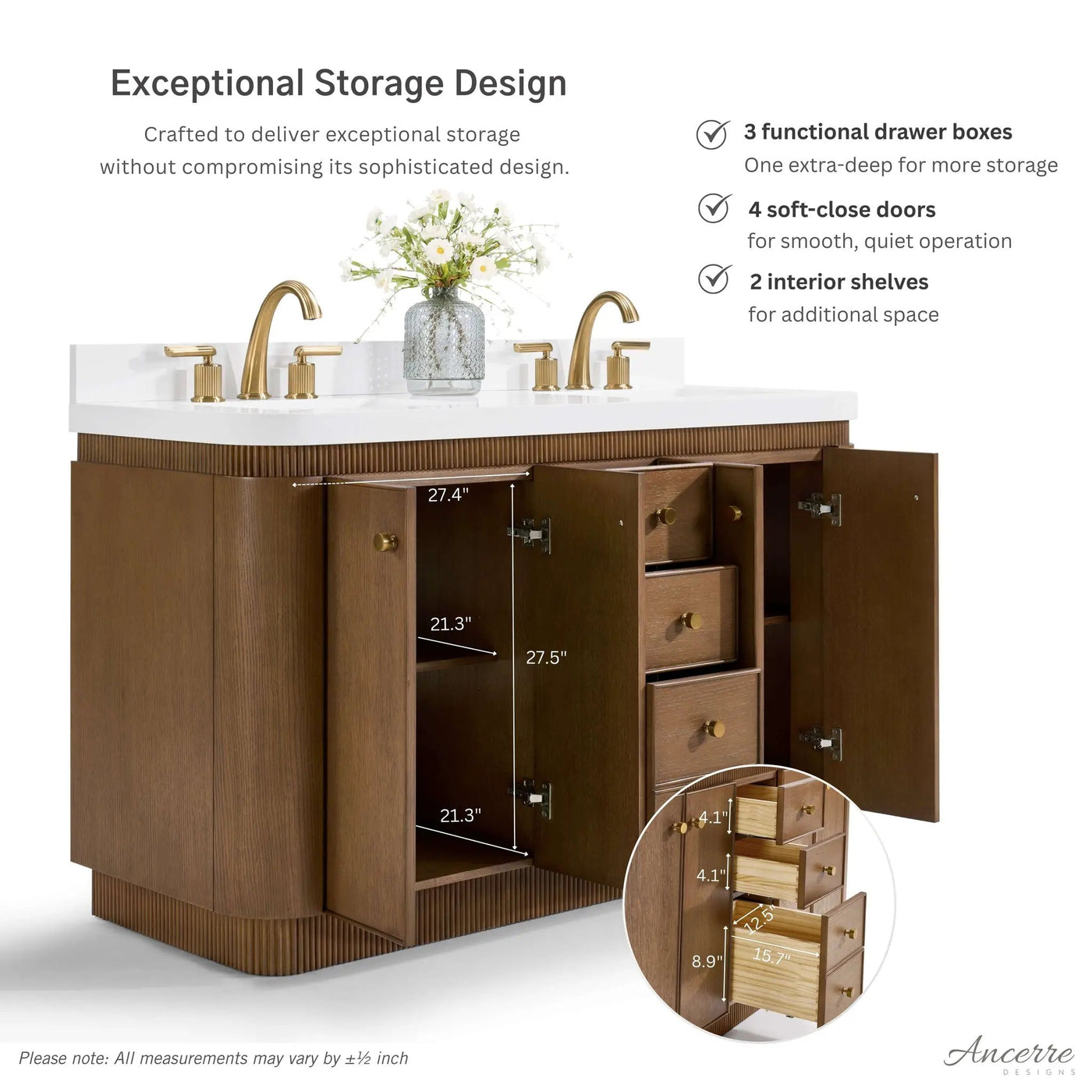 Aston 72" Bath Vanity Set by Ancerre Designs