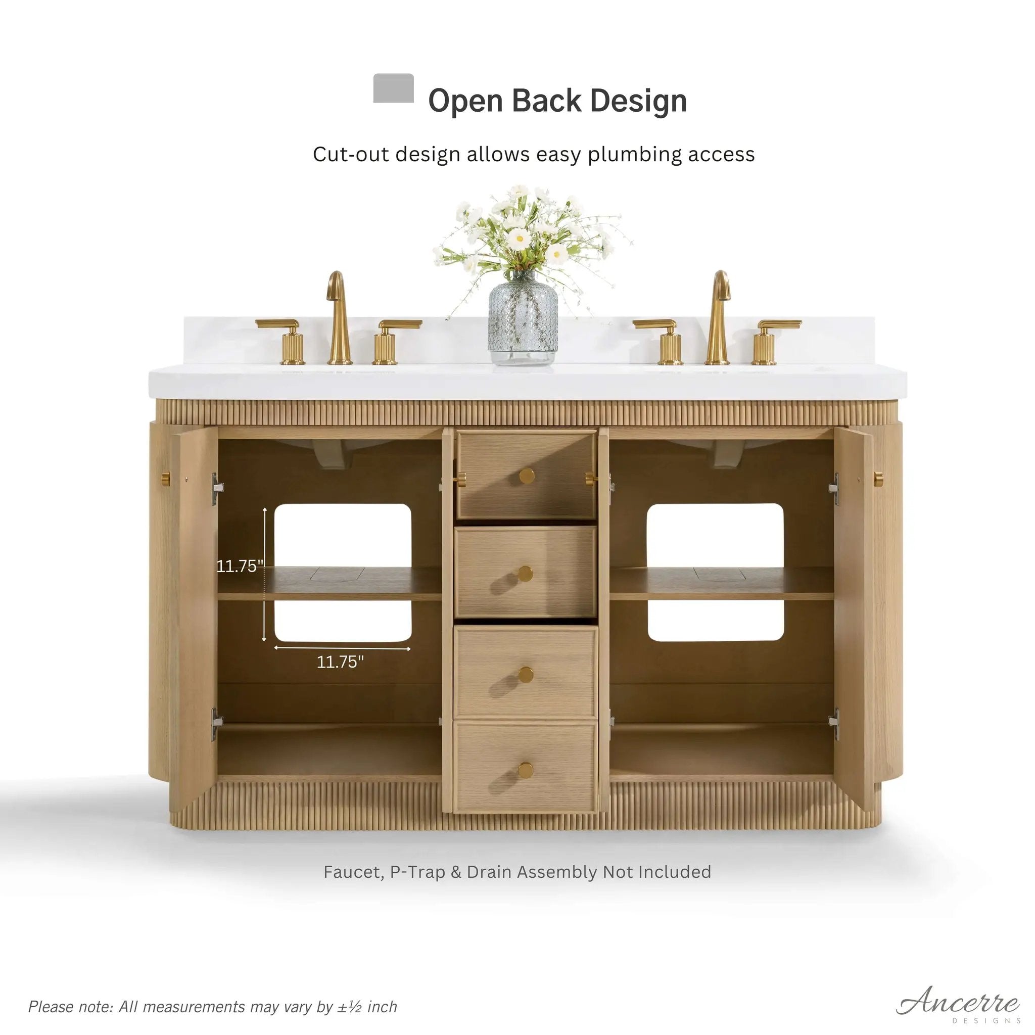 Aston 72" Bath Vanity Set by Ancerre Designs