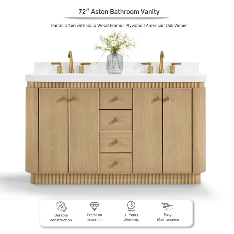 Aston 72" Bath Vanity Set by Ancerre Designs