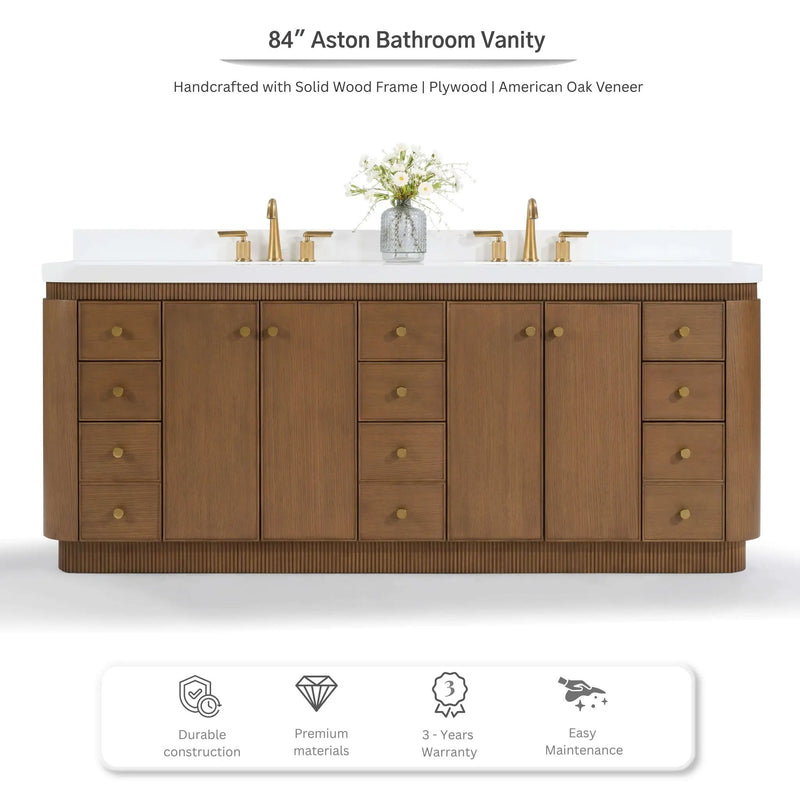 Aston 84" Bath Vanity Set by Ancerre Designs