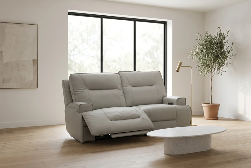 Atlas Fog 3-Piece Power Reclining Living Room Set by Ornate Furniture
