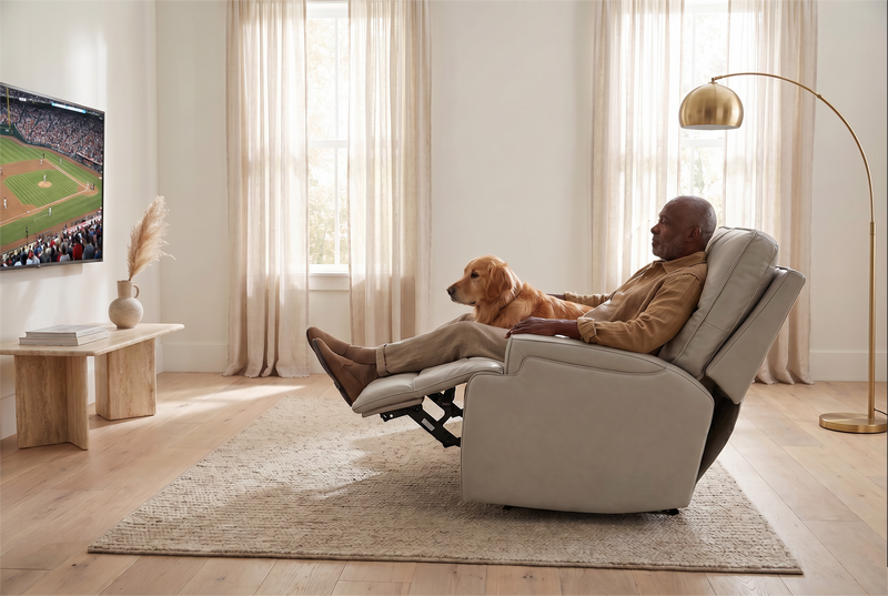 Atlas Fog Zero Gravity Power Reclining Sofa by Ornate Furniture