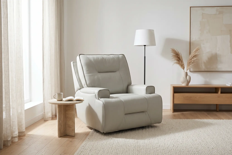 Atlas Fog 3-Piece Power Reclining Living Room Set by Ornate Furniture