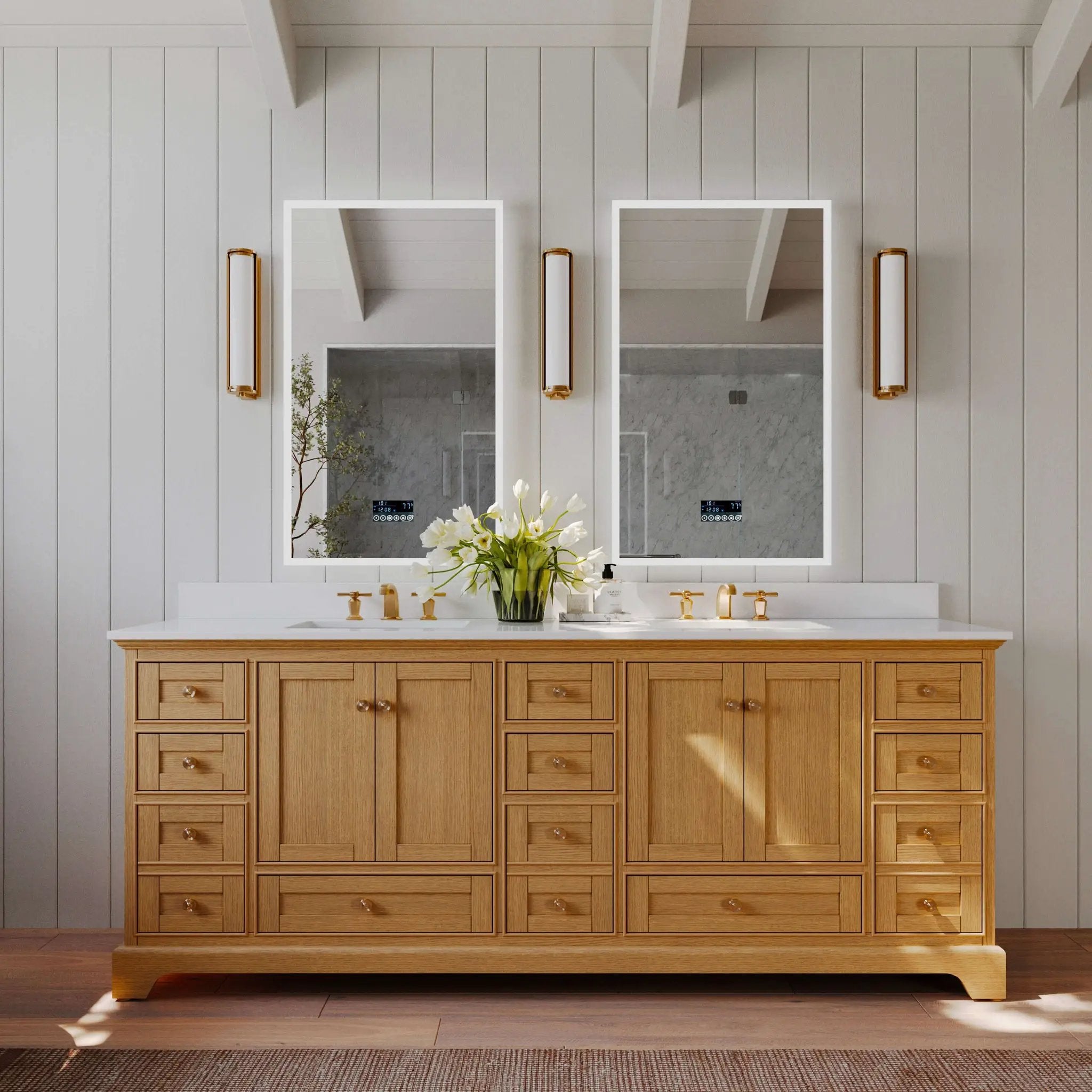 Audrey Bathroom Vanity in Sienna Finish by Ancerre Designs