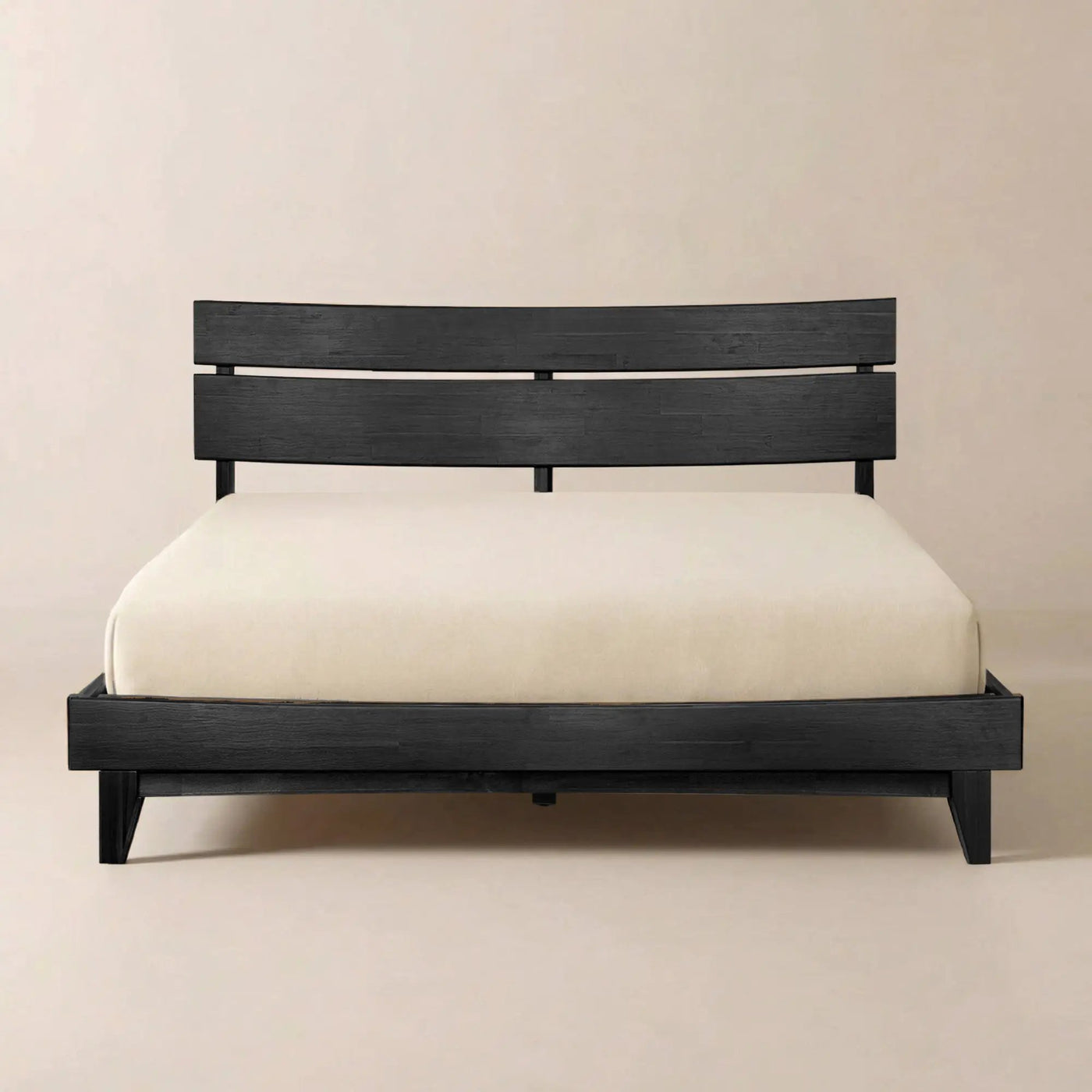 [Buy 1 Get 1] Aurora Solid Wood Bed Frame & Nightstand by Megsu