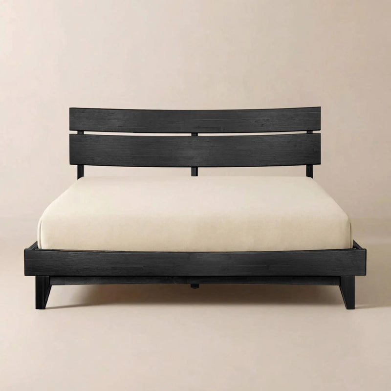 [Buy 1 Get 1] Aurora Solid Wood Bed Frame & Nightstand by Megsu