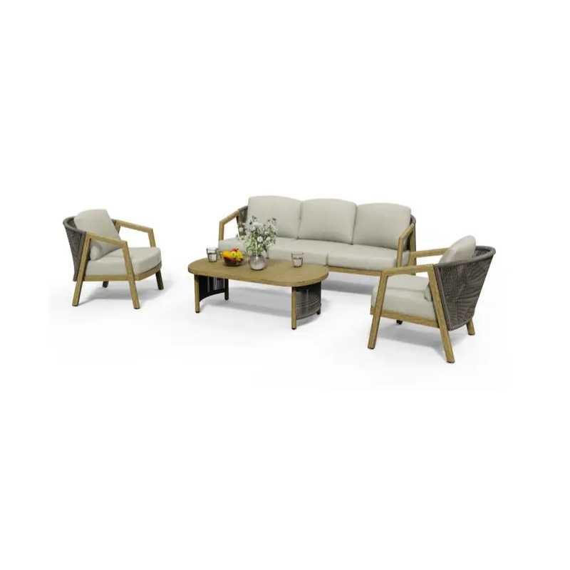 Ausone 4-Piece Aluminum Living Room Set by Outdoor-USA®