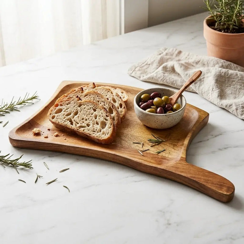 House of Avana Axe Shape Mango Wood Platter by House Of Avana