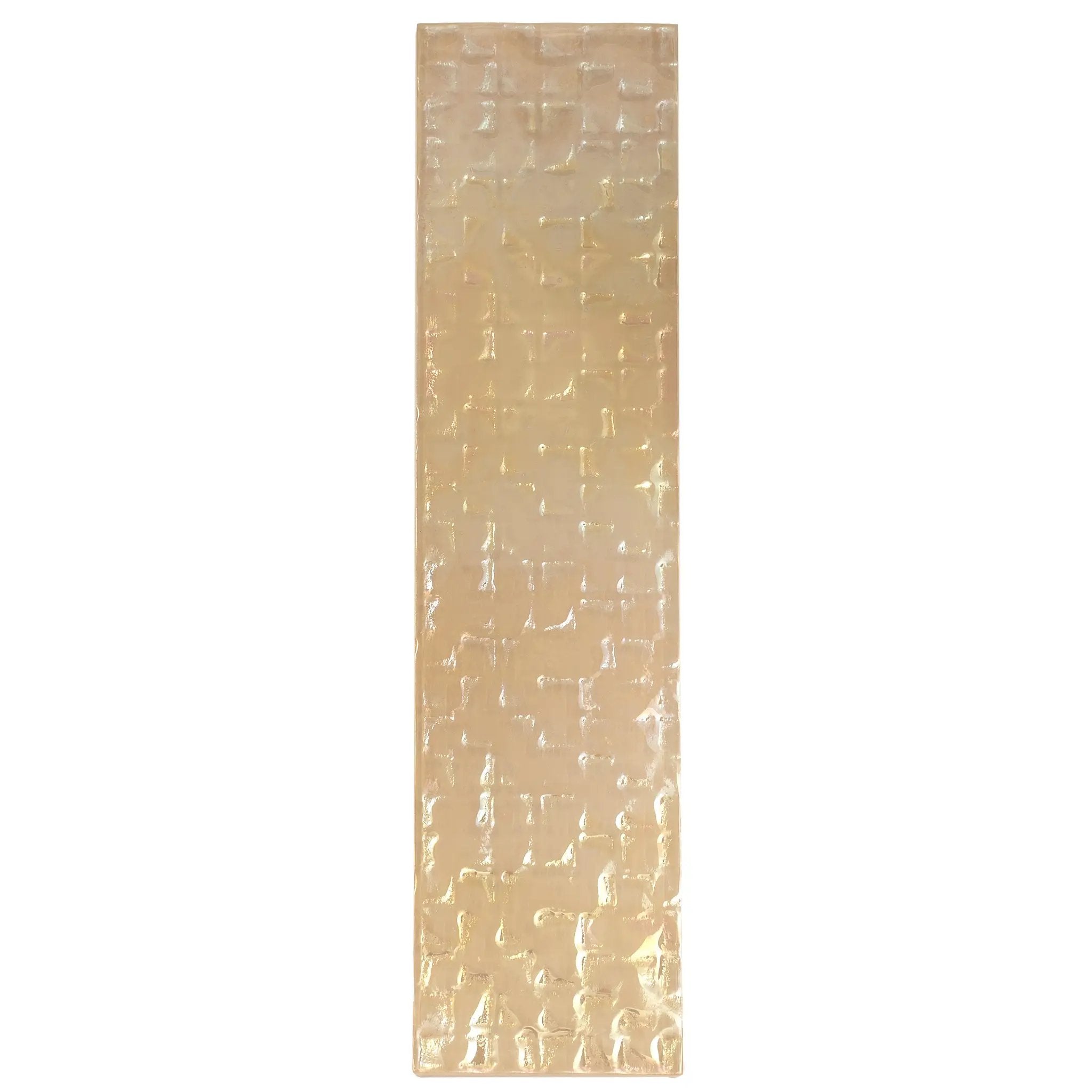 Champagne Gold 3x12 Glossy Brick Glass Subway Tile (20 pack, 5 sq ft/case) by Apollo Tile