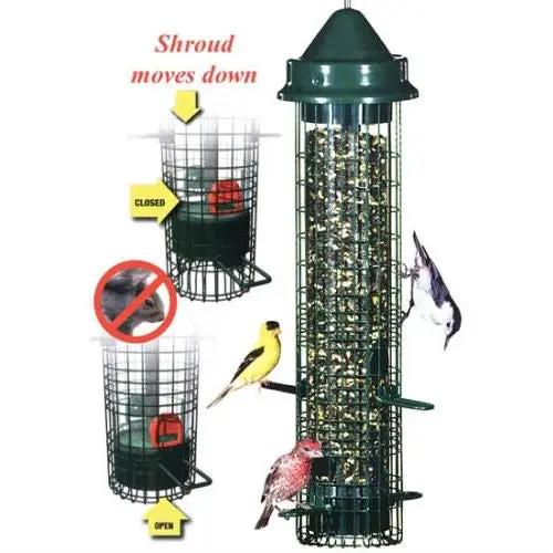 Squirrel-proof Bid Feeder - Hold 1.4 Quarts of Bird Seed by HomePacific