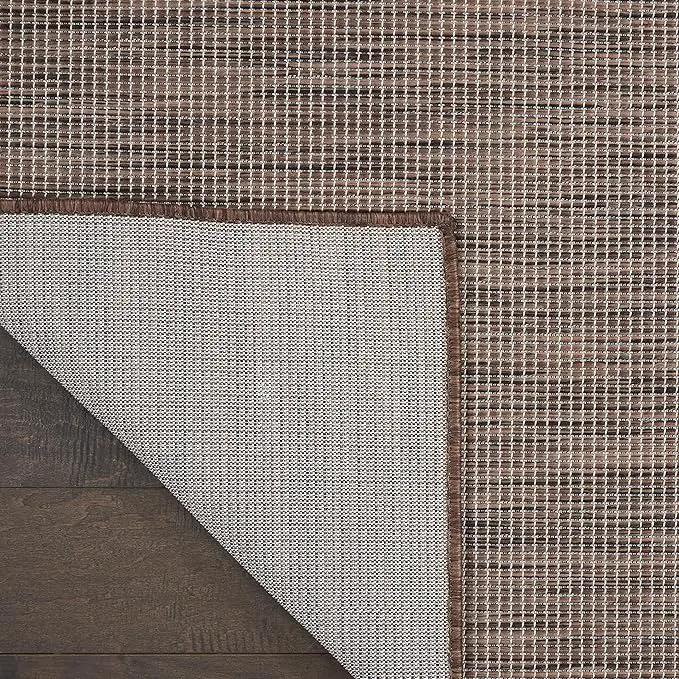 Nourison Home Positano 8' Runner Natural Fabric Modern Area Rug (8' Runner) by GreenHaven Gardens