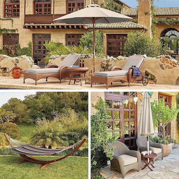 Classic Accessories Montlake Water-Resistant 19 x 20 x 4 Inch Patio Lounge Back Cushion, Antique Beige, Outdoor Loveseat Cushions by GreenHaven Gardens
