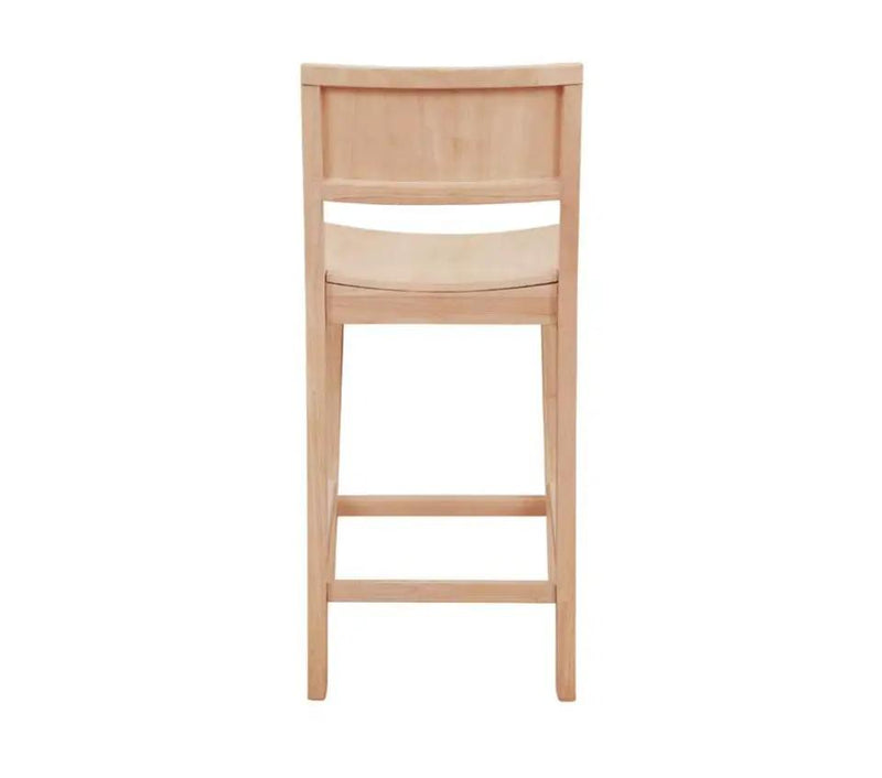 LINON HOME DECOR - DEVIN COUNTER STOOL UNFINISHED (SET OF 2) - CS279UNF02KD by Selzalot