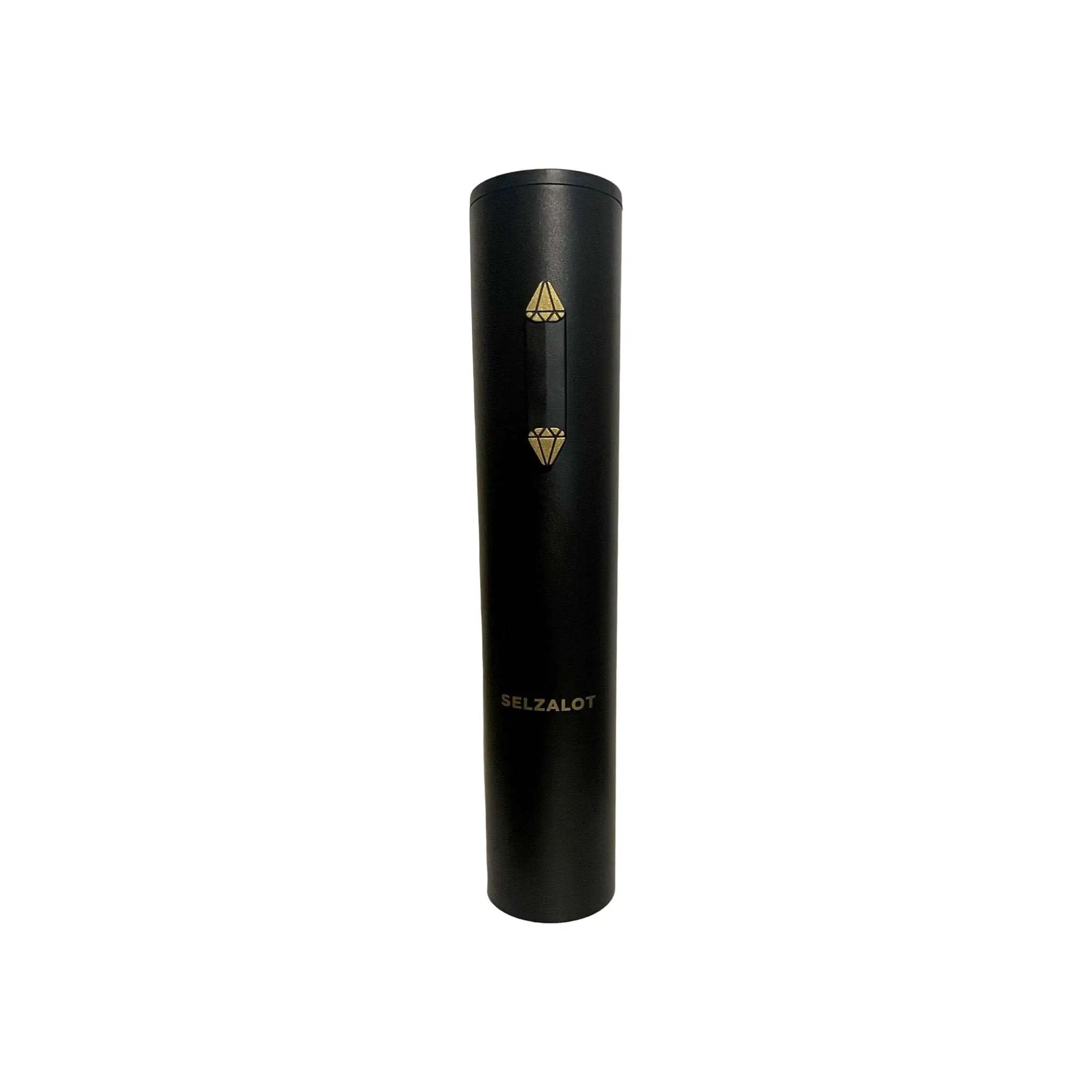 SELZALOT All Black Plastic Electric Wine Opener by Selzalot