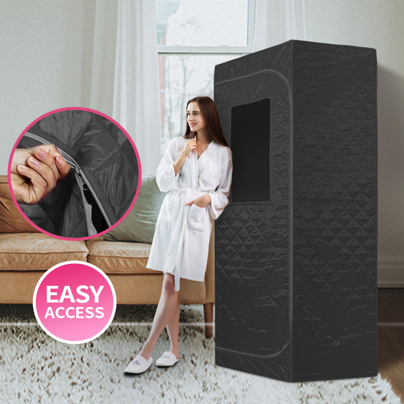 Blisspod | Portable | Personal Full Body 60 Min Rapid Steam Sauna | Pentagonal | Grey | Powerful 1600 Watts | 3.6L Stronger Steamer | 90X90X190cm, photo 8 of 12
