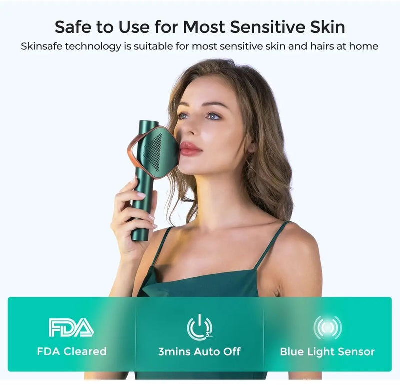 Open Box LUBEX Laser Hair Removal for Women and Men, Permanent IPL Hair Removal Device with IGBT Technology(3-Minute Whole Body Hair Removal), at Home by Selzalot
